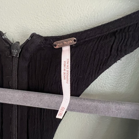 Free People Amalfi One Piece Wide Leg Embroidered Jumpsuit Size 2 - Picture 2 of 7